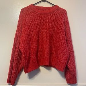 American Eagle Women’s Red Sweater Size X-Large